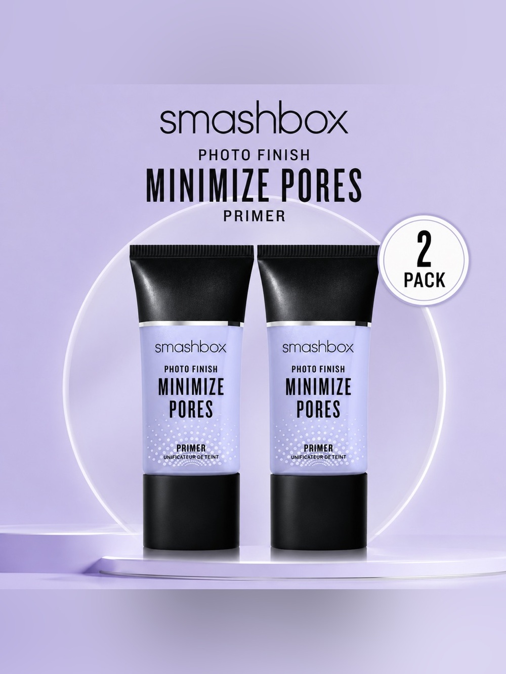 🔥 SMASHBOX PHOTO FINISH MINIMIZE PORES PRIMER DUO – 2 FULL SIZE PRIMERS 🔥